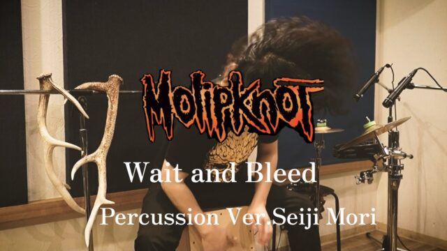 【Slipknot】Wait and Bleed 叩いてみた　Cajon coverをYouTubeにアップしました